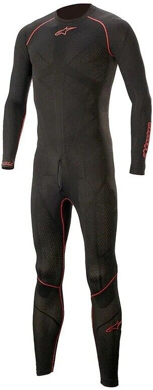 Sottotuta Moto Alpinestars RIDE TECH LITE 1PC Nero Rosso taglia 2XL