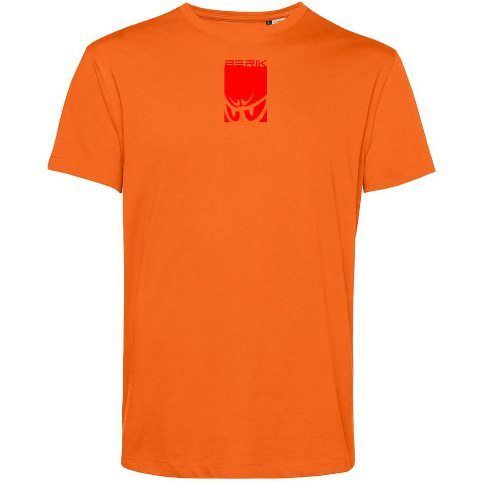 T-Shirt Berik 2.0 Girocollo TEE In Cotone Organico Arancio L taglia S