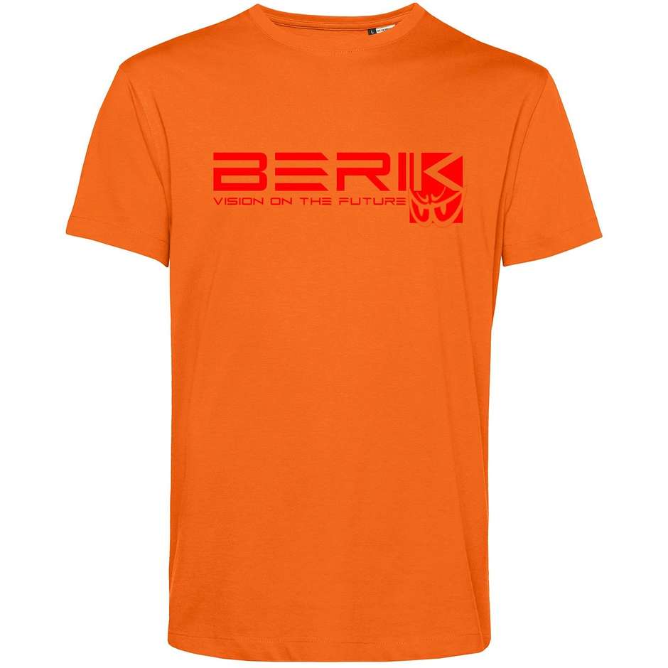 T-Shirt Berik 2.0 Girocollo TEE In Cotone Organico Arancio S taglia 2X