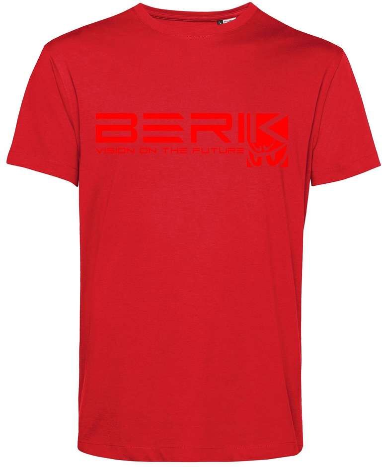 T-Shirt Berik 2.0 Girocollo TEE In Cotone Organico Rosso Scr taglia 2X