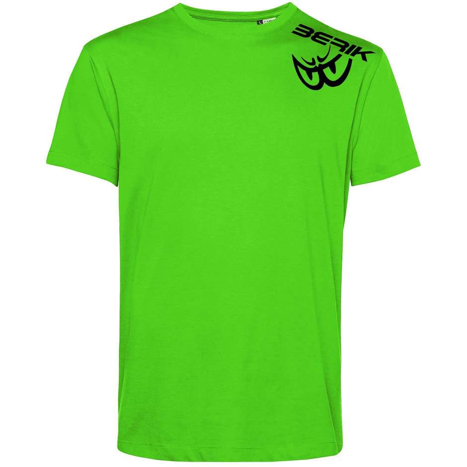 T-Shirt Berik 2.0 Girocollo TEE In Cotone Organico Verde Aci taglia 2X