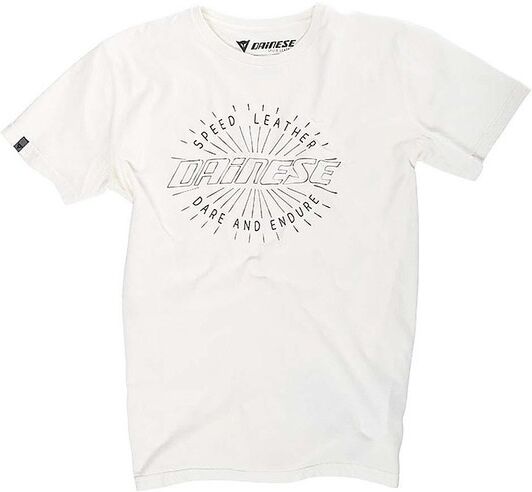 T-Shirt Maglietta Dainese Rays of Speed Bianco taglia 2XL