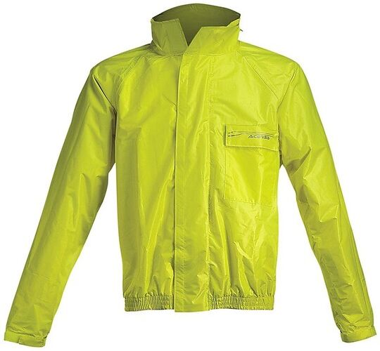 Tuta antipioggia Divisibile giacca giallo fluo Acerbis Rain taglia 2XL