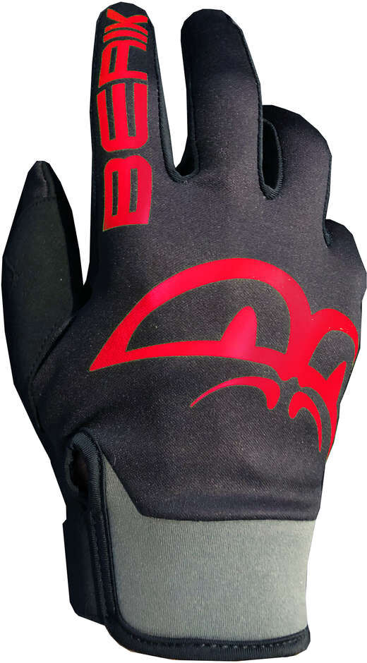 Berik Guanti moto cross enduro berik mx-pro style one nero rosso