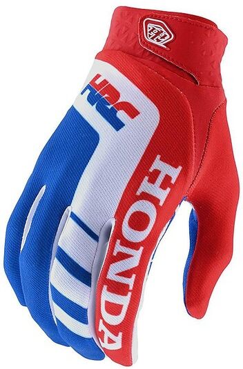 Troy Lee Designs Guanti moto cross enduro troy lee design air honda rosso bianco blu