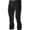 Leggings 3/4 Merinos Sixs PNX 3/4 MERINOS Wool Black taglia 2XL/3XL