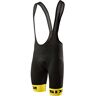 Salopette Gamba Corta Ciclismo Sixs SLP STRIPES Giallo Tour taglia L