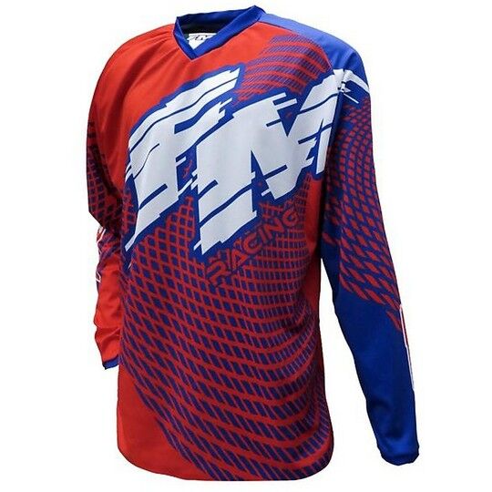 Fm racing Maglia moto cross enduro fm racing x26 power 006 rosso blu