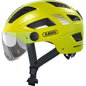 Casco Bici Abus HYBAN 2.0 Ace Con Visiera E Led Signal Giall taglia M