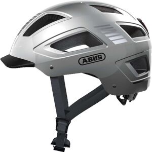 Casco Bici Abus Hyban 2.0 Urban Con Led Silver taglia L