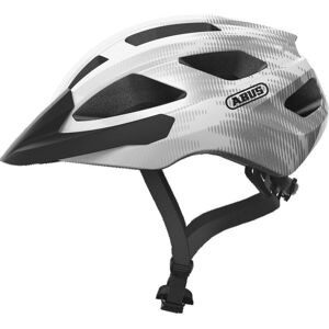 Casco Bici Abus Strada All Round Macator Bianco Argento taglia S