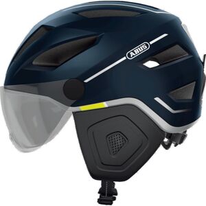 Casco Bici Abus Urban Pedelec 2.0 Ace Con visiera e Led Blu taglia M