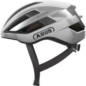 Casco Bici Abus WINGBACK Gleam Silver taglia M