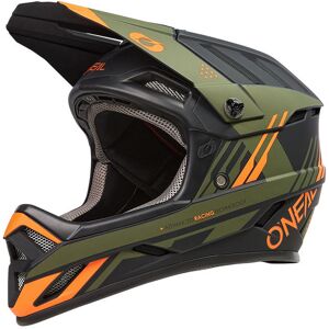 Casco Integrale Bici Oneal BACKFLIP STRIKE V.23 Nero Arancio taglia M