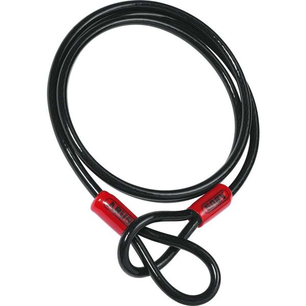 cavo in acciaio abus cobra 10 mm per 240 cm loop cable taglia unica