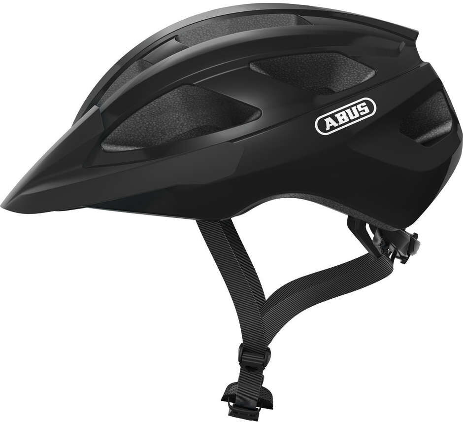 casco bici abus strada all round macator nero velvet taglia l