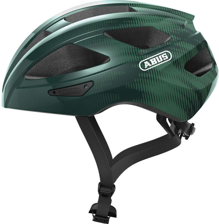 casco bici abus strada all round macator verde oliva taglia s