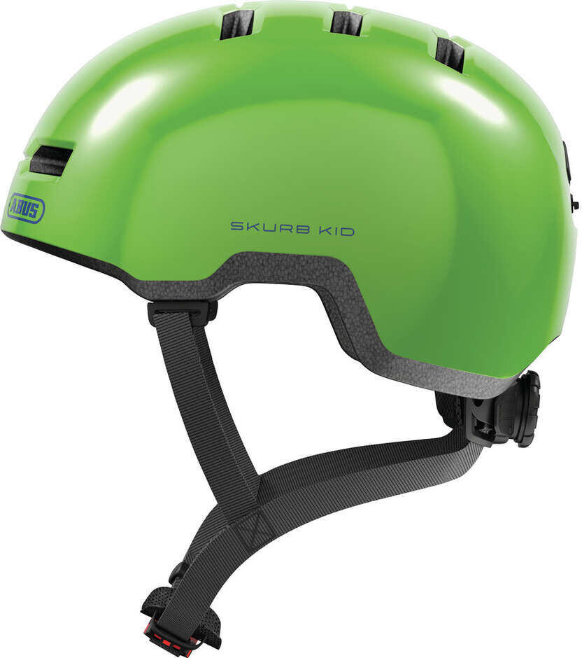 casco bici bambino abus skurb kid shiny green taglia m