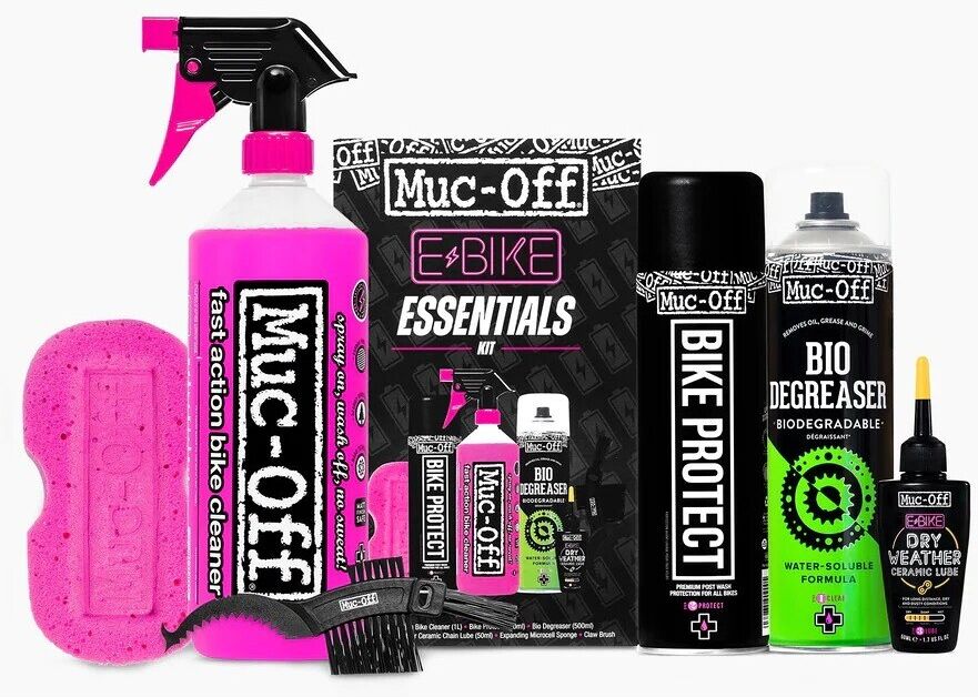 ebike essential kit muc off deterge e lubrifica taglia unica