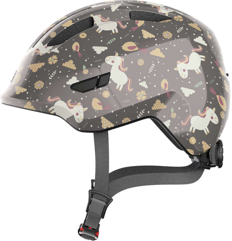 Casco Bici Abus Bambino SMILEY 3.0 Grey Horse taglia M