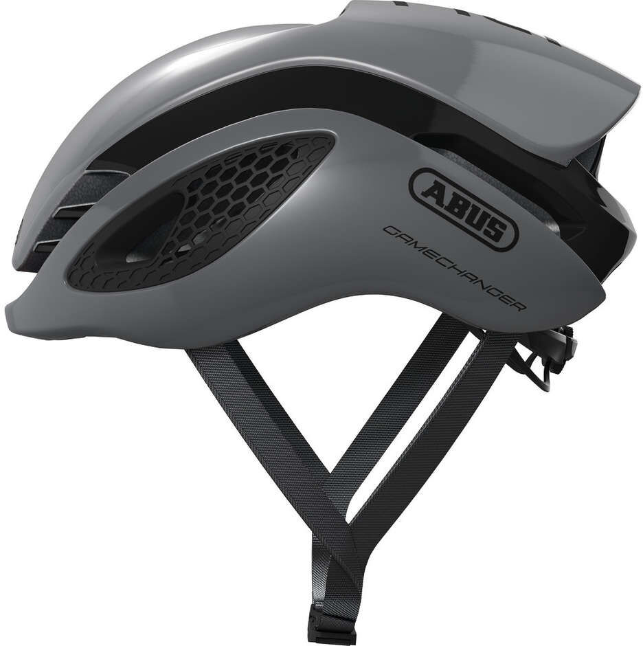 Casco Bici Abus Game Changer Professionistico Grigo Race taglia S