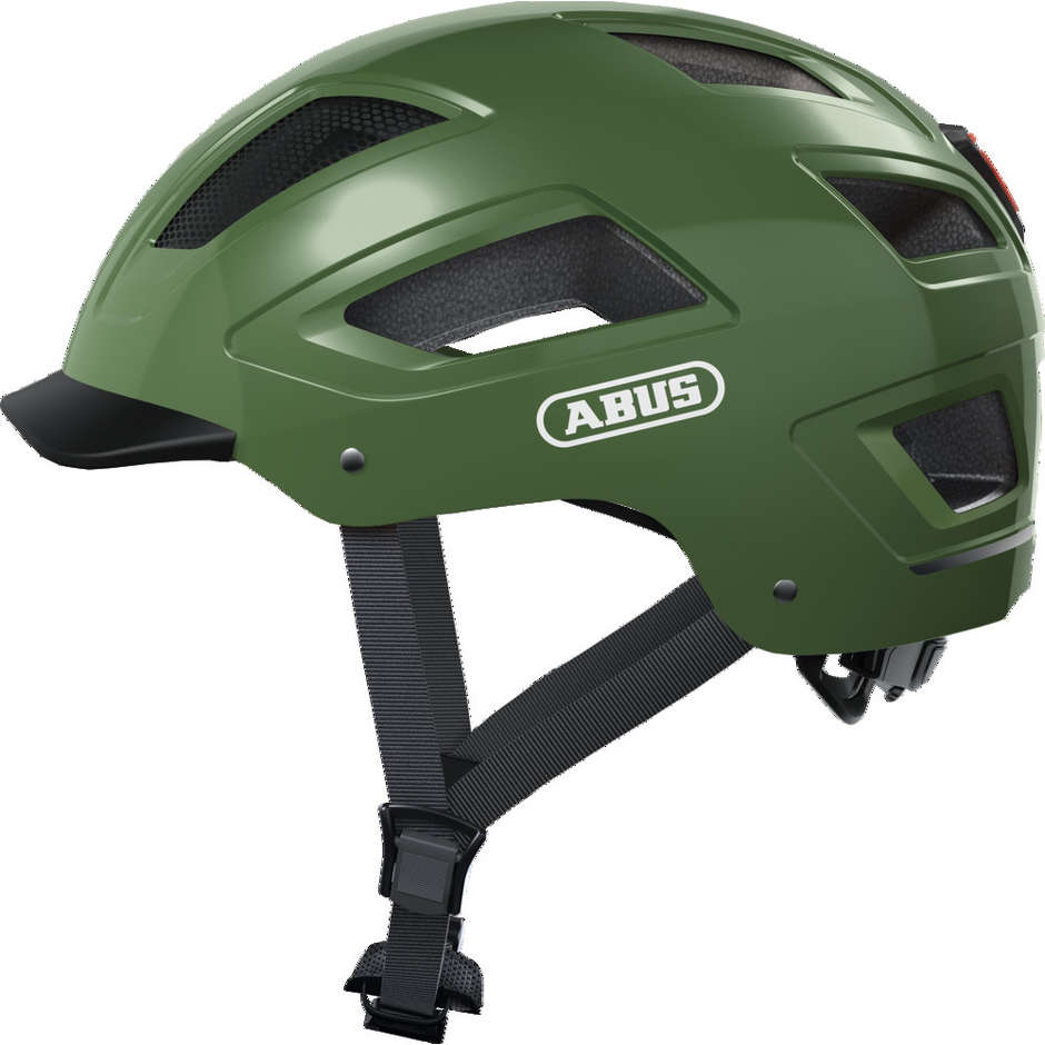 Casco Bici Abus Hyban 2.0 Urban Con Led Verde taglia L