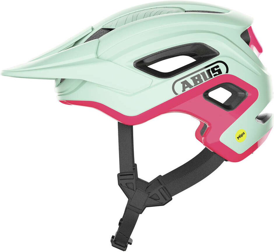 Casco Bici Abus Mtb CLIFFHANGER MIPS Iced Mint taglia M