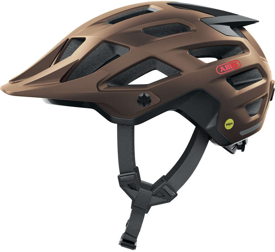 Casco Bici Abus MTB MOVENTOR 2.0 MIPS Metallic Copper taglia S