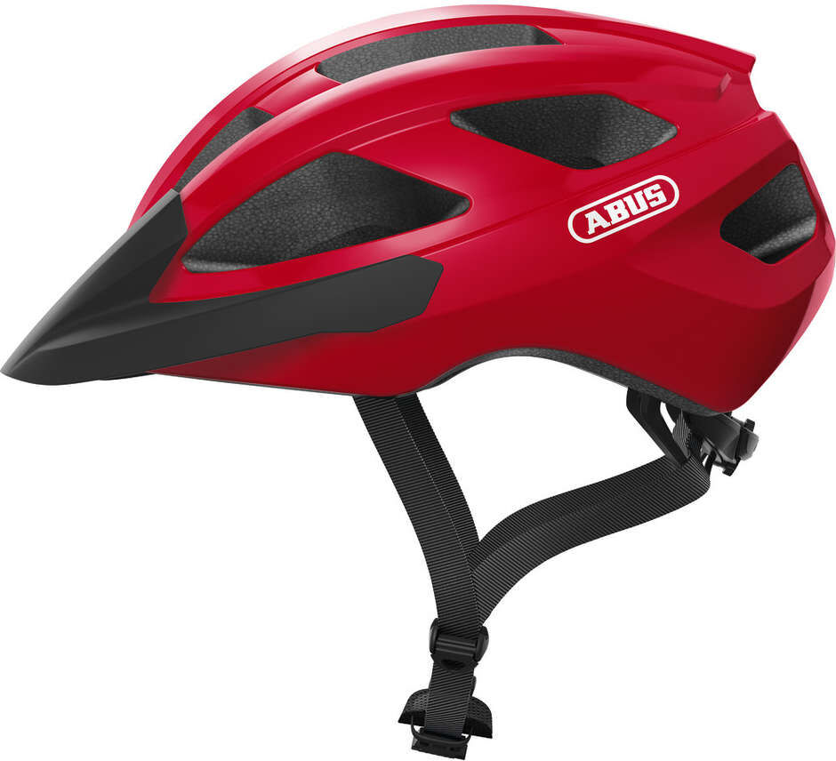 Casco Bici Abus Strada All Round Macator Blaze Rosso taglia M