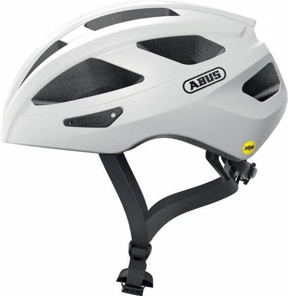 Casco Bici Abus Strada All Round Macator Mips Bianco Polar taglia L