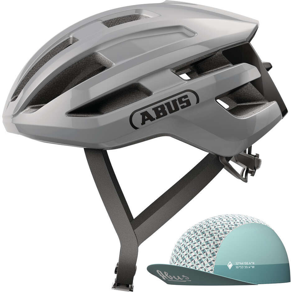 Casco Bici Abus Strada POWERDOME ACE Race Grey taglia M