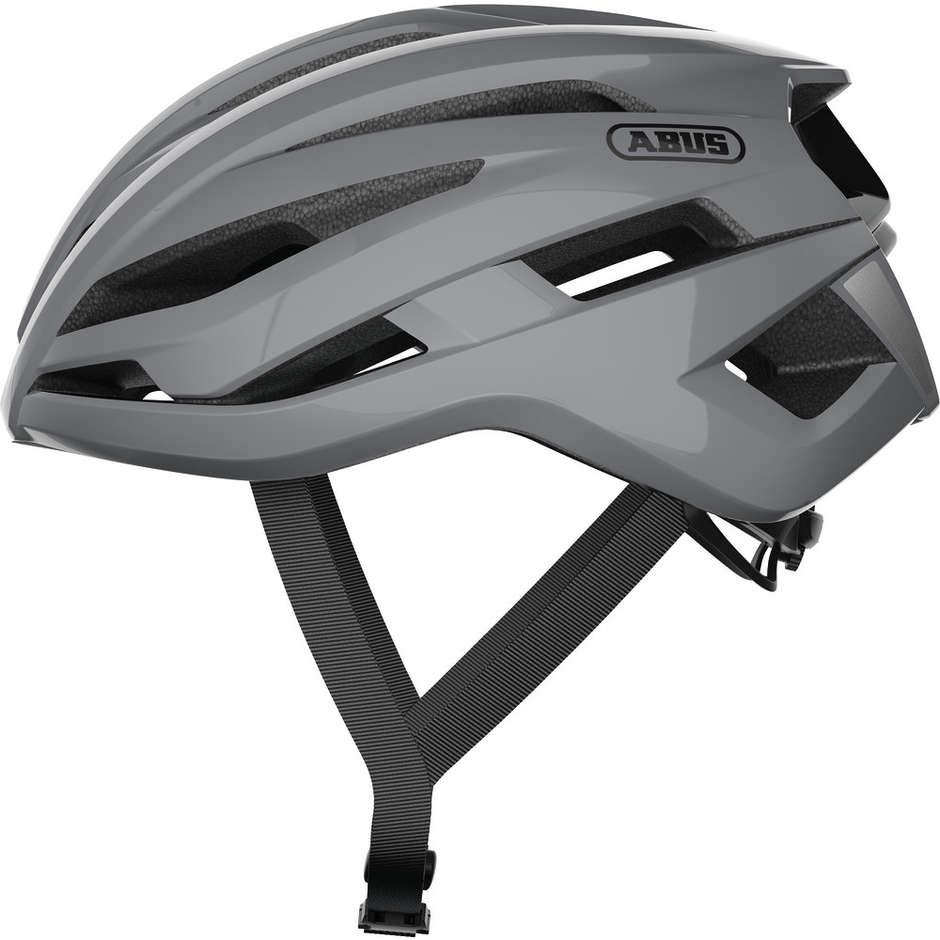 Casco Bici Abus Strada STORMCHASER Race Grey taglia L