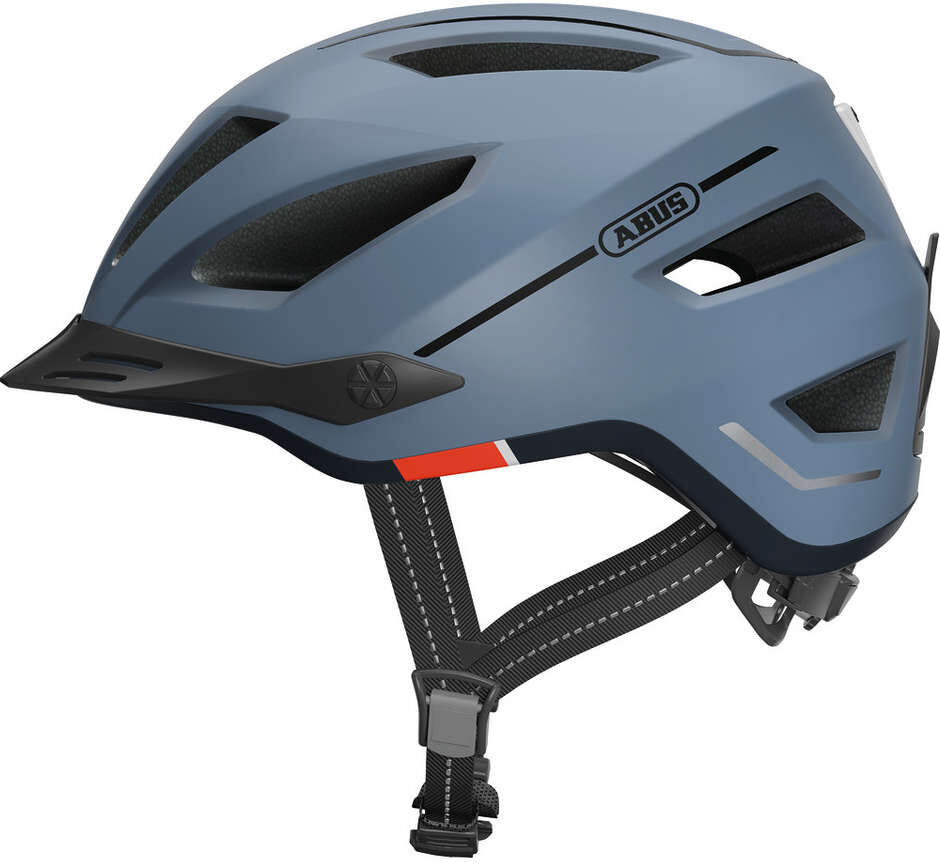 Casco Bici Abus Urban Pedelec 2.0 Con Led Posterione Blu Gla taglia S