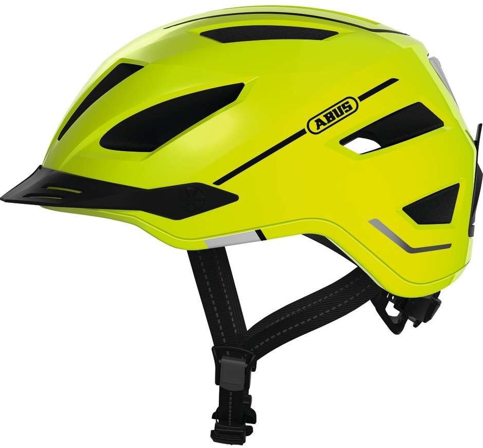 Casco Bici Abus Urban Pedelec 2.0 Con Led Posteriore Giallo taglia M