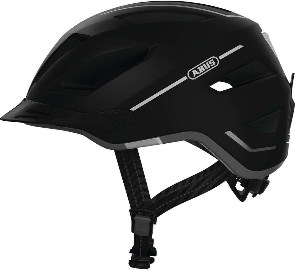 Casco Bici Abus Urban Pedelec 2.0 Con Led Posteriore Nero ve taglia S