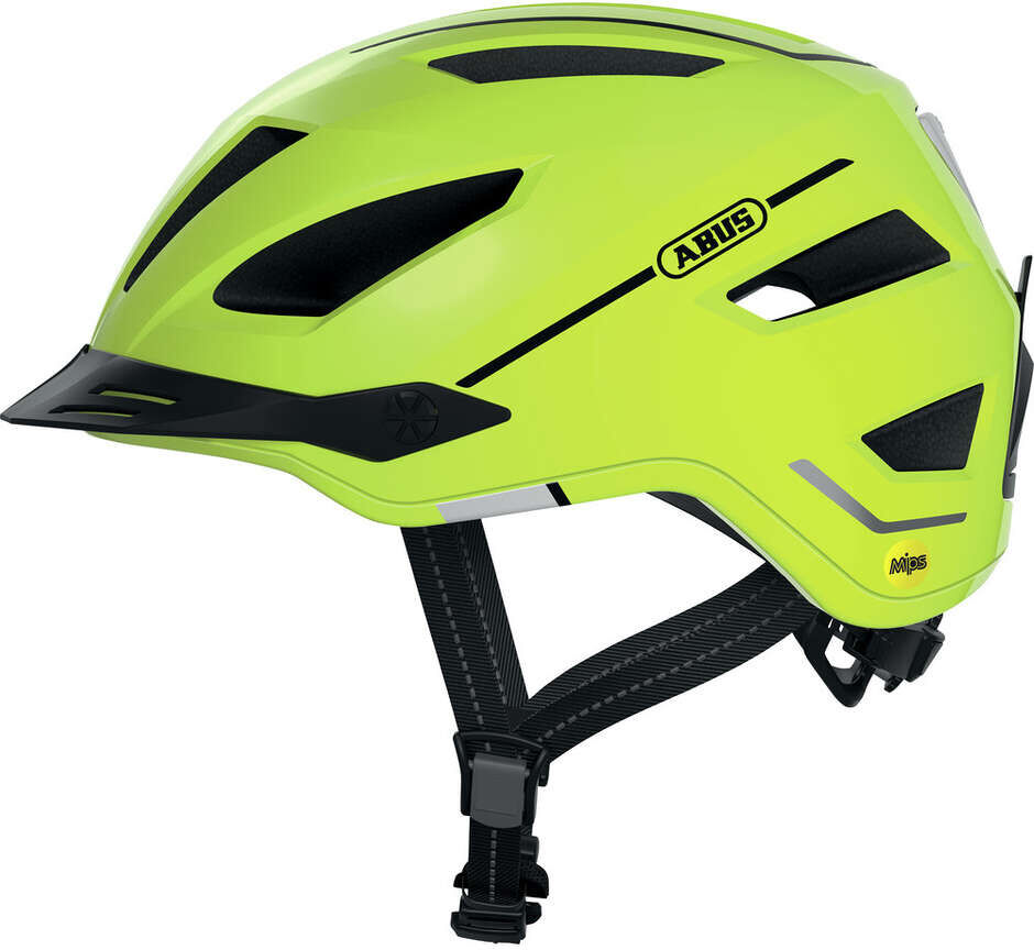 Casco Bici Abus Urban PEDELEC 2.0 MIPS Signal Yellow taglia L