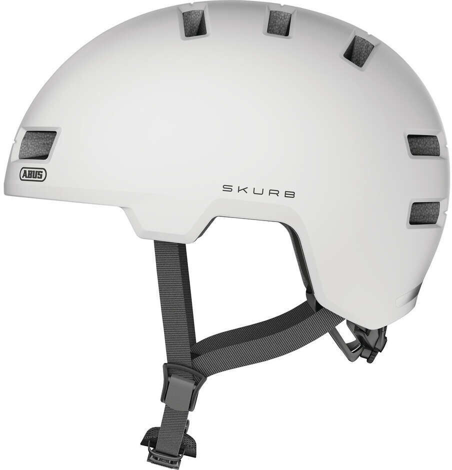 Casco Bici Abus Urban SKURB Pearl White taglia S