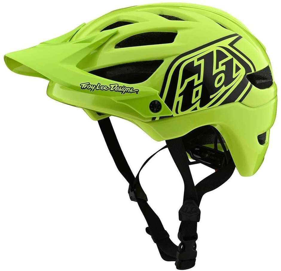 Casco Bici Bambino MTB Troy Lee Designs A1 DRONE Fluo Verde taglia uni