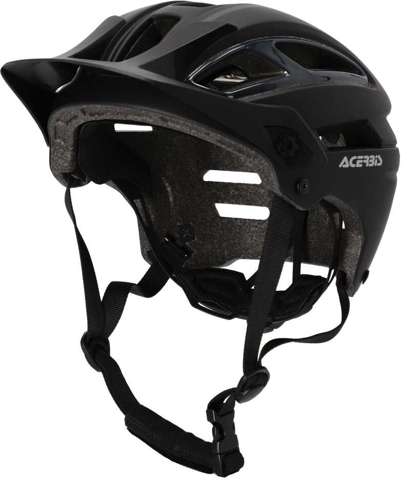 Casco Bici MTB Acerbis DOUBLEP Nero Grigio taglia L/XL