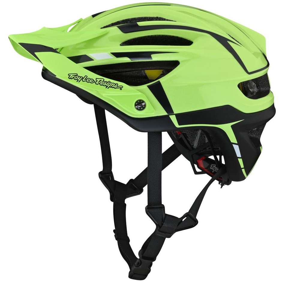 Casco Bici MTB Troy Lee Designs A2 SLIVER Verde Grigio taglia XL/XXL
