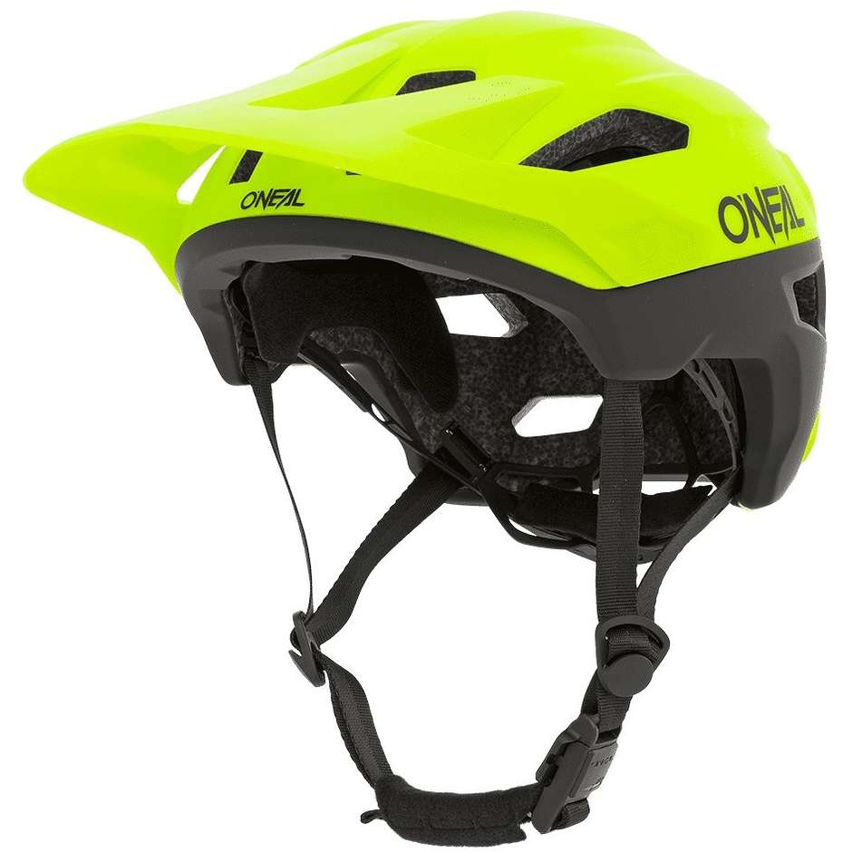 Casco Bici Oneal Mtb eBike TrailFinder Split Giallo Fluo taglia L/XL