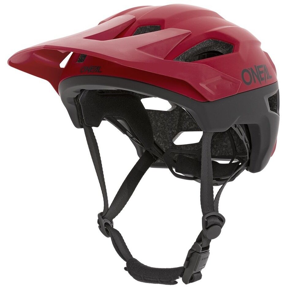 Casco Bici Oneal Mtb eBike TrailFinder Split Rosso taglia L/XL