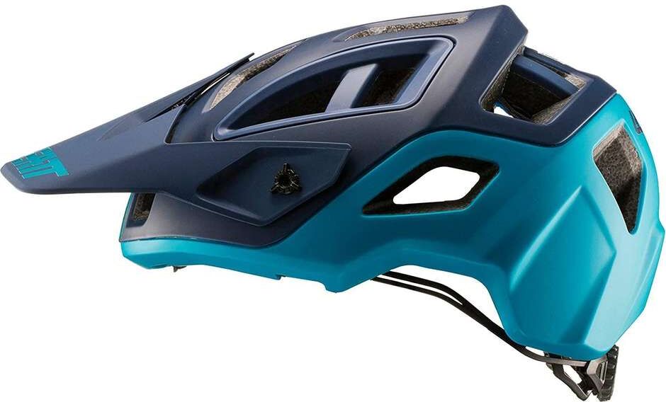 Casco MTB Jet in Fibra Leatt DBX 3.0 All Mountain v19.1 Blu taglia S