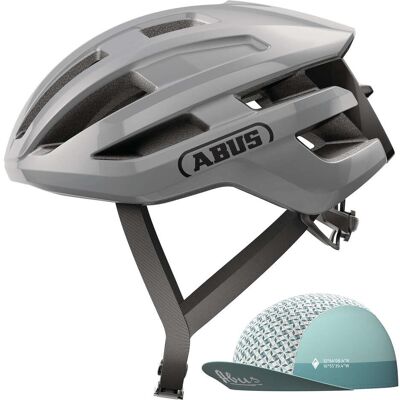 Casco Bici Abus Strada POWERDOME ACE Race Grey taglia S Casco Bici Abus Strada POWERDOME ACE Race Grey taglia S