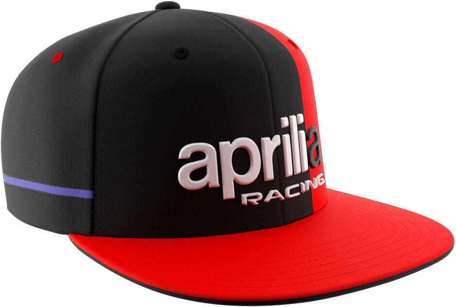 Cappellino Casual Ixon CAP1 APRILIA 23 Nero Rosso Neon taglia unica