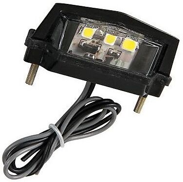 Luce Targa a 3 Led SMD Lampa 90166 12V e13 taglia unica