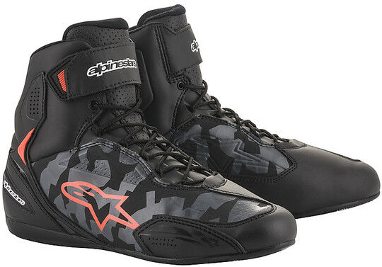 Scarpa Moto Sportiva Alpinestars FASTER 3 Nero Grigio Camo R taglia 11