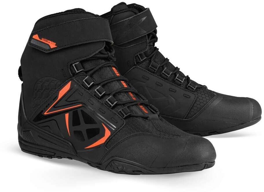 Scarpe Moto Ixon KILLER WP Nero Arancio taglia 40