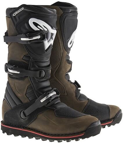 Stivali Moto Cross Alpinestars TECH T Brown Oiled taglia 5