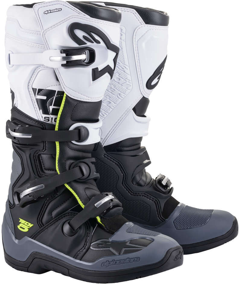 Stivali Moto Cross Enduro Alpinestars TECH 5 Nero Bianco taglia 8